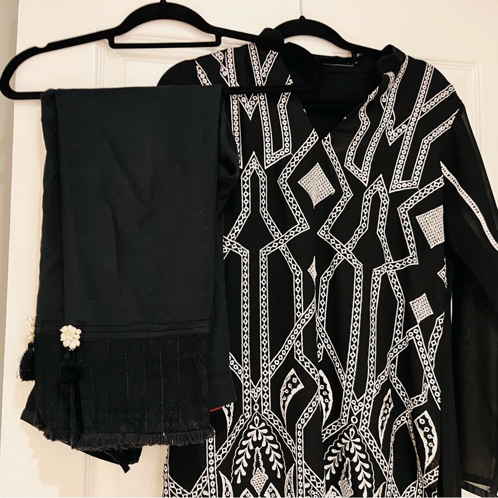 Pakistani Indian Designer Shalwar Kameez - 2 Piec… - image 5